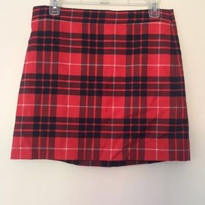 J. Crew wool mini skirt
